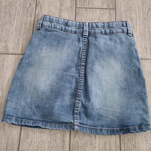 Jessica Simpson Rue girls Mid Rise Button-Front Denim Skirt – Size 14 - Picture 5 of 11